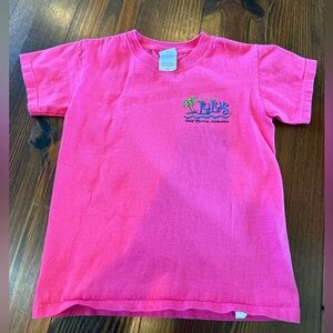 Lucy Buffett’s LuLu's Hot Pink Kids Short Sleeve Tee- Youth Small